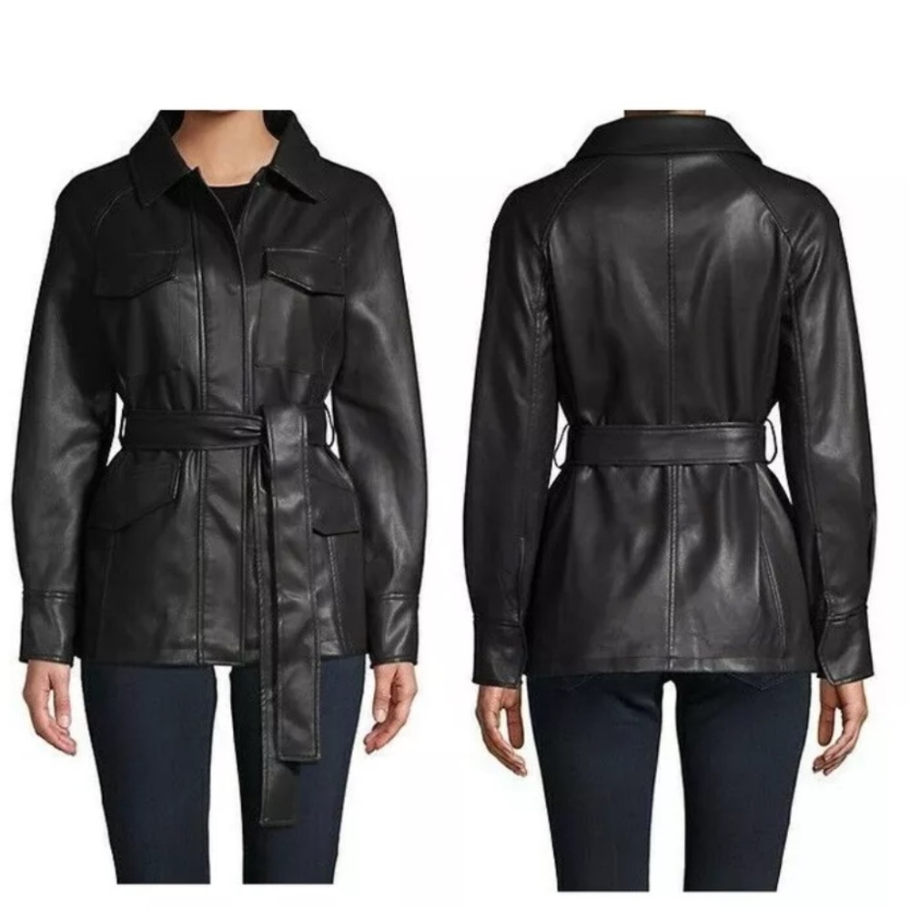 Bagatelle women faux leather jacket